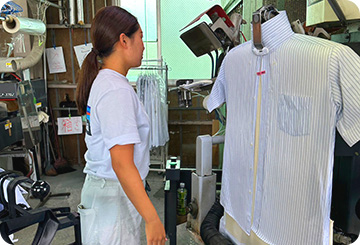 ワイシャツからブラウスまで全て対応 ワイシャツクリーニング